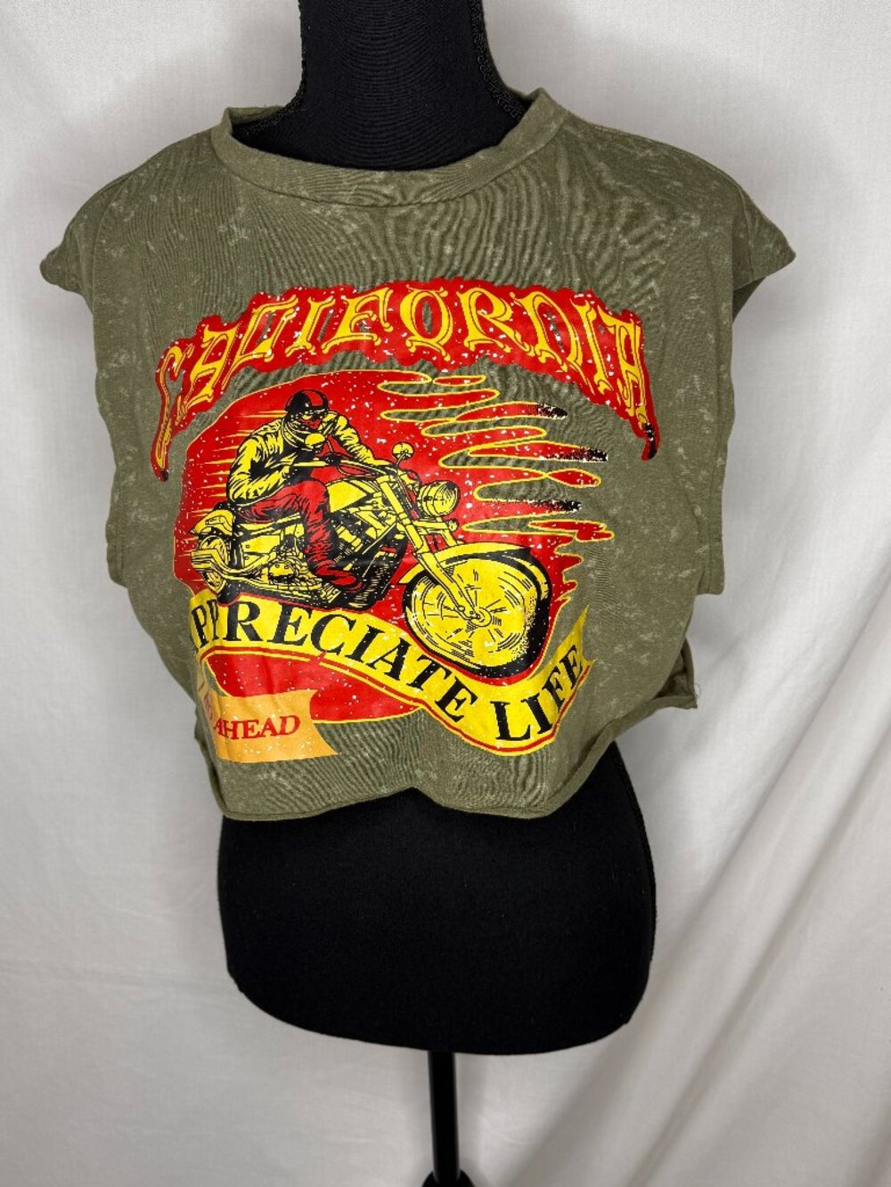 SHEIN Womens Green and Khaki Shirt
